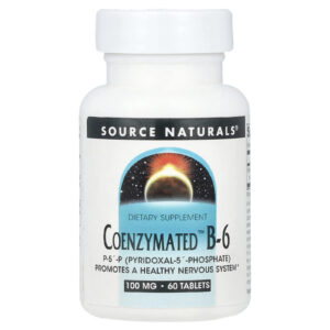 Source Naturals Coenzymated™ B-6 100 mg 60 Comprimidos