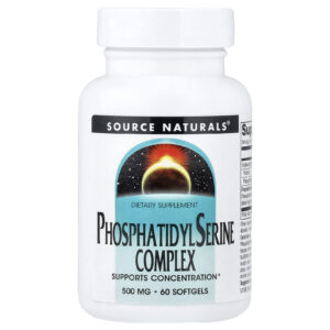 Source Naturals Complexo de Fosfatidil serina 500 mg 60 Cápsulas Softgel
