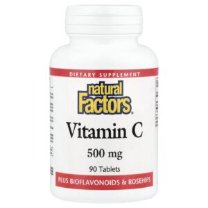Natural Factors Vitamina C 500 mg 90 Comprimidos