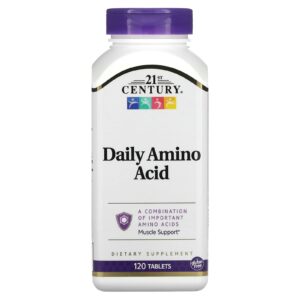 21st Century, Aminoácido Diário, 120 Comprimidos