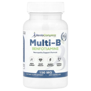 Benfotiamine Inc. Fórmula de Auxílio à Neuropatia por Benfotiamina Multi-B 150 mg 120 Cápsulas