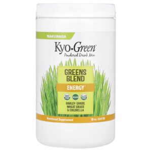 Kyolic Kyo-Green Mistura para Bebida em Pó Mistura de Verduras 10 oz (063 lb)