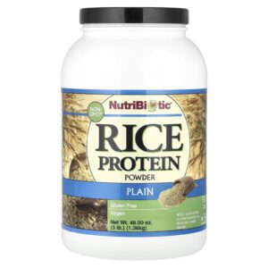 NutriBiotic Proteína de Arroz Crua 3 lbs (136 kg)