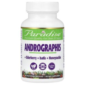 Paradise Herbs Ultimate Andrographis 60 Vegetarian Capsules