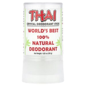 Thai Deodorant Stone Desodorante em Bastão Thai Crystal 120 g (425 oz)
