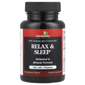 Futurebiotics Relax & Sleep® com L-Theanine 60 Comprimidos Vegetarianos