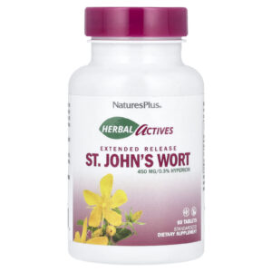 NaturesPlus Herbal Actives Erva-de-são-joão 450 mg 60 Comprimidos