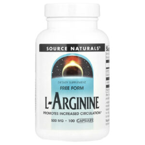 Source Naturals L-Arginina Forma Livre 100 Cápsulas