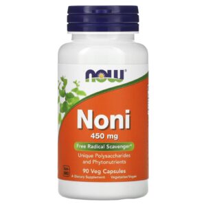 NOW Foods Noni 450 mg 90 Cápsulas Vegetais