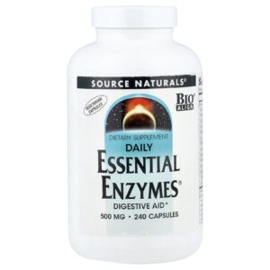 Source Naturals Daily Essential Enzymes® 240 Cápsulas Vegetarianas