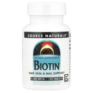Source Naturals Biotina 5000 mcg 120 tabletes