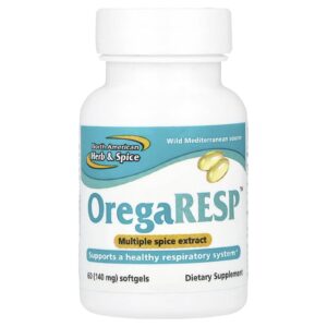 North American Herb & Spice OregaResp™ 60 Cápsulas Softgel