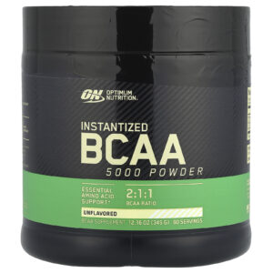 Optimum Nutrition Instantized BCAA 5000 Powder Sem Sabor 345 g (1216 oz)