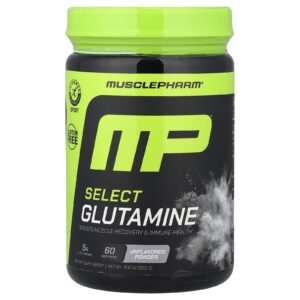 MusclePharm Select Glutamina em Pó Sem Sabor 300 g (106 oz)