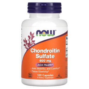 NOW Foods Sulfato de Condroitina 600 mg 120 Cápsulas