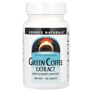 Source Naturals Extrato de Café Verde 30 Comprimidos (500 mg por Comprimido)