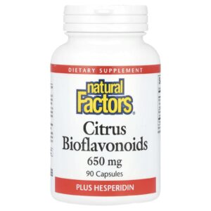 Natural Factors Bioflavonoides Cítricos com Hesperidina 650 mg 90 Cápsulas