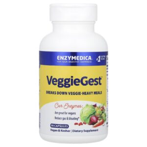 Enzymedica VeggieGest® 90 Cápsulas