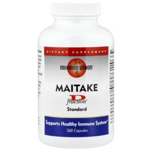 Mushroom Wisdom Maitake D-Fration® Padrão 360 Cápsulas