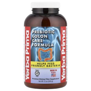 Yerba Prima Fórmula Prebiótica para Cuidados do Cólon 340 g (12 oz)