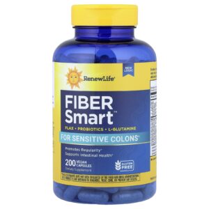 Renew Life Fiber Smart™ 200 Cápsulas Veganas