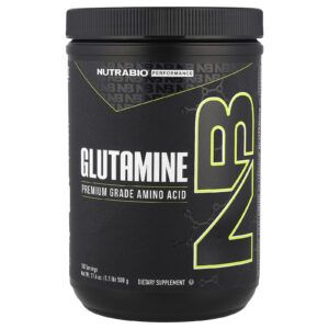 NutraBio Glutamina 500 g (11 lb)