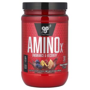 BSN AminoX Resistência e Recuperação Ponche de Frutas 435 g (153 oz)
