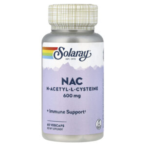 Solaray NAC 600 mg 60 Cápsulas VegCaps