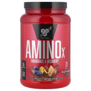 BSN AminoX® Resistência e Recuperação Ponche de Frutas 102 kg (224 lb)
