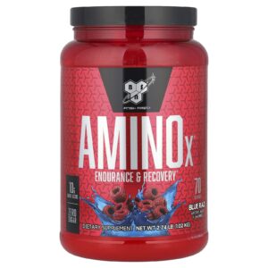 BSN AminoX® Resistência e Recuperação Blue Raz 102 kg (224 lb)