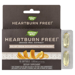 Natures Way Heartburn Free!® 1.000 mg 10 Cápsulas Softgel