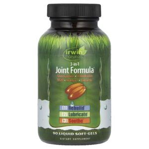 Irwin Naturals Fórmula para Articulações 3-em-1 90 Cápsulas Gelatinosas Líquidas