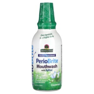 Natures Answer PerioBrite Enxaguante Bucal com Xilitol Hortelã Refrescante 480 ml (16 fl oz)