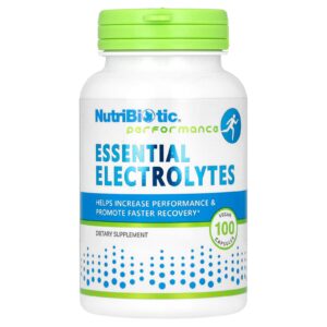 NutriBiotic Performance Eletrólitos Essenciais 100 Cápsulas Veganas