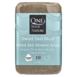 One with Nature Sabonete Mineral do Mar Morto Lama do Mar Morto Sem Perfume 200 g (7 oz)
