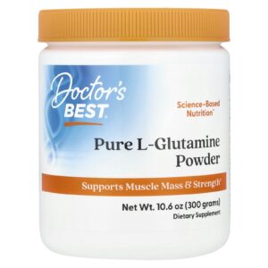 Doctor's Best, L-glutamina Pura em Pó, 300 g (10,6 oz)