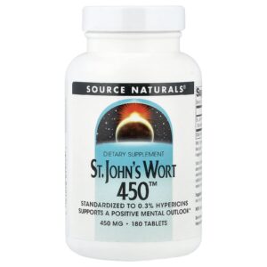 Source Naturals Erva-de-São-João 450™ 450 mg 180 Comprimidos