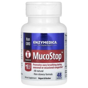 Enzymedica MucoStop 48 Cápsulas