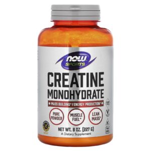 NOW Foods Sports Creatina Mono-Hidratada 227 kg (8 oz)