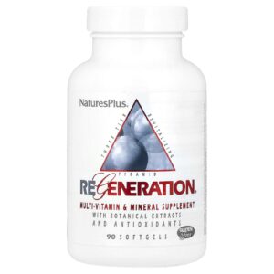 NaturesPlus Regeneration® Suplemento Multivitamínico e Mineral 90 Cápsulas Softgel