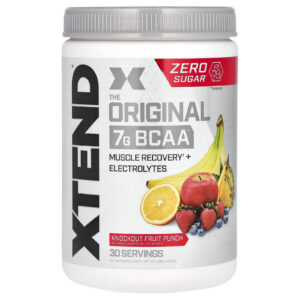 XTEND 7 g de BCAA Ponche de Frutas Noturno 390 g (138 oz)