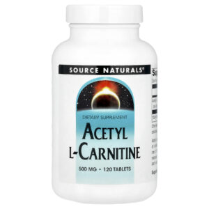 Source Naturals Acetil L-Carnitina 500 mg 120 Comprimidos