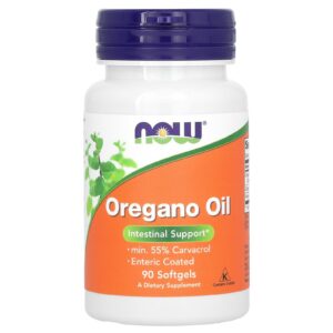 NOW Foods Óleo de Orégano 90 Cápsulas Softgel