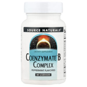 Source Naturals Complexo B Coenzymate™ Hortelã-Pimenta 60 Pastilhas