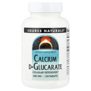 Source Naturals D-Glucarato de Cálcio 120 Comprimidos (500 mg por Comprimido)