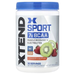 XTEND, Sport, 7 g de BCAA, Splash de Morango e Kiwi, 345 g (12,2 oz)