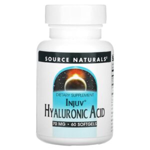 Source Naturals Ácido Hialurônico Injuv 60 Cápsulas Softgel