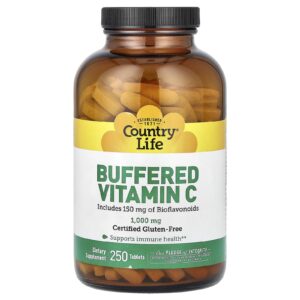 Country Life Vitamina C Tamponada 1.000 mg 250 Comprimidos