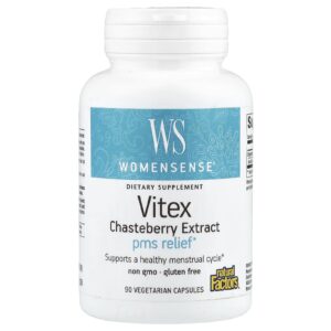 Natural Factors WomenSense® Extrato de Agnocasto Vitex 80 mg 90 Cápsulas Vegetarianas