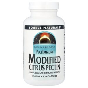 Source Naturals PectImmune Pectina Cítrica Modificada 120 Cápsulas (187 mg por Cápsula)